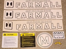 IH McCORMICK FARMALL M Tractor 1945-1952 Mylar Decal Set 8 Piece - $29.39