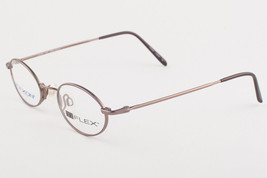 FLEXON 2204 Shiny Brown Eyeglasses SHN BRN 44mm Marchon - £39.39 GBP