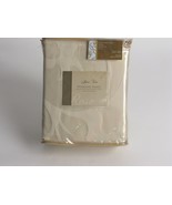 Rose Tree Wingate Pole Top Drapes Drapery Panels Set Cream Taupe Jacquard Stripe - $63.31