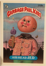 Air-Head Jed Garbage Pail Kids trading card Vintage 1986 - £2.22 GBP