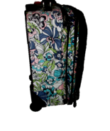 KATHY VAN ZEELAND carry-wheel travel suitcase floral tri-color pattern (... - $87.50