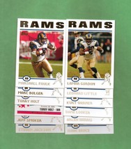 2004 Topps St. Louis Rams Football Set - £2.39 GBP