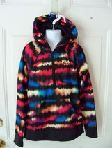 Fila Sport Kids Wave Design Long Sleeve Hooded Pullover Jacket Size XS/S Girl&#39;s - £14.03 GBP