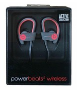 Beats Dr Dre Powerbeats2 2 Wireless Active Collection MKPY2AM/A Red Ear ... - $178.19