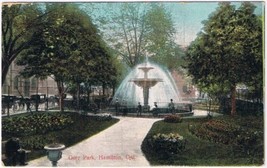 Postcard Gore Park Hamilton Ontario 1907 - $3.95