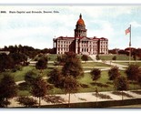 State Capitol Building and Grounds Denver Colorado CO UNP DB Postcard R11 - $2.92