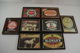 Beer Labels UK Brands Framed McEwan&#39;s Watney&#39;s Samuel Smith Man Cave Ads... - $33.68