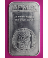 Apmex Rare Vintage Art Bar American Precious Metals 1 OZ  .999 Fine Silv... - $204.80 CAD