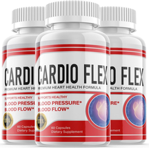 Cardio Flex Pills-Cardio Flex for Blood Pressure &amp; Sugar Support OFFICIAL-3 Pack - £87.52 GBP