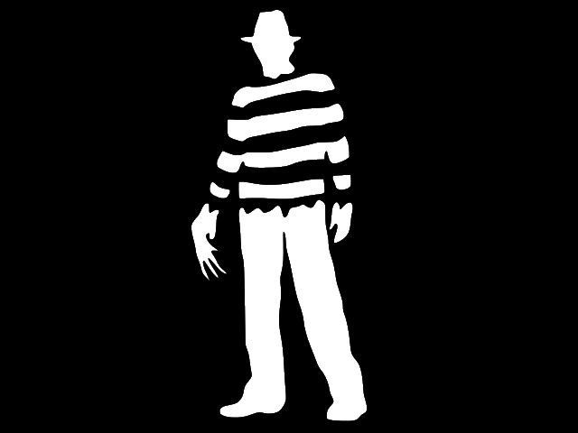 FREDDY KRUEGER Nightmare on Elm St Vinyl Decal Car Sticker CHOOSE SIZE COLOR