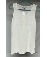Tommy Bahama Sweater Women’s Size S/P  Sleeveless Linen Blend White NWT - $708.87 MXN