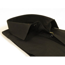 Men 100% Cotton Sport Shirt CIERO MONTERO Turkey Dress/Casual #18047-015 Black image 3