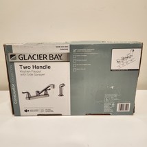 Glacier Bay Constructor Double Handle Kitchen Faucet with Side Sprayer - $826.67 MXN