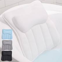 Gorilla Grip Mesh Bath Pillow For Tub, 6 Powerful Suction Cups, Oversized - $54.46 CAD