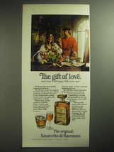 1974 Amaretto di Saronno Ad - The gift of love - $18.49