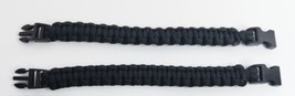 Paracord Bracelet - 2 Pack (Black) - £5.66 GBP