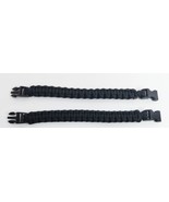 Paracord Bracelet - 2 Pack (Black) - $9.83 CAD