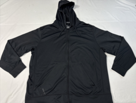 Nike Sweater Mens 2XLarge Black Therma Fit Swoosh Full Zip Up Hoodie Swe... - $523.33 MXN