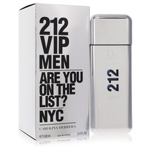 212 Vip by Carolina Herrera Eau De Toilette Spray 3.4 oz for Men - £76.27 GBP
