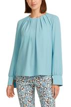 Marc Cain - PLEATED AND ROUND NECK BLOUSE - $148.00
