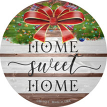 Home Sweet Home Ribbon Novelty Circle Coaster Set of 4 - £15.77 GBP