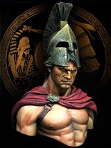 Itle 1 10 bust resin model kit roman spartan warrior gladiator unpainted 36032180453532 thumb200