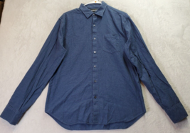 Bonobos Dress Shirt Mens Medium Blue Long Sleeve Standard Fit Collar Button Down - £15.58 GBP
