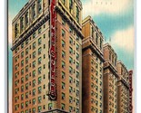 Hotel Times Square New York City NY NYC Linen Postcard W20 - £1.54 GBP