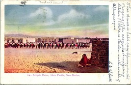 Vtg Postcard 1906 Native American Acequia Dance Isleta Pueblo, New Mexico P10 - £15.49 GBP