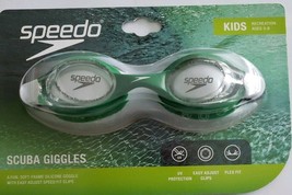 Speedo ~ Scuba Giggles Goggles - Green Colored ~ Kids ~ Ages 3-8 years - £11.72 GBP