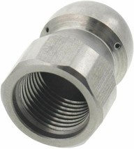 Button Nose 3/8&quot; Sewer Jetter Drain Cleaning Nozzle 8.0 Orifice 5500 PSI... - $28.70