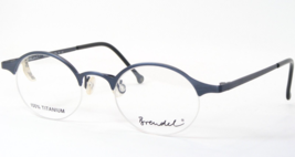 Vintage Brendel 4635 10 Opaco Graphite Grigio Unico Raro Occhiali 44-20-135mm - £101.38 GBP