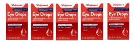 Walgreens Relieves Redness Eye Drops 0.5 Fl Oz Original Formula Pack of ... - £15.72 GBP