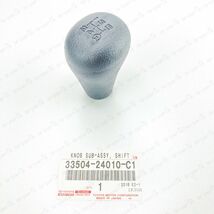 GENUINE TOYOTA CELICA TACOMA 4RUNNER BLACK SHIFT LEVER KNOB MTM 33504-24... - $58.96 CAD