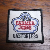Vintage Farmer Jones Gas For Less Embroidered Rockabilly Patch  2.75” x 2.75” - £19.82 GBP