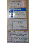 REO Speedwagon 4 Ticket Stub Collection Auburn Buffalo Irvine Meadows 19... - £11.56 GBP