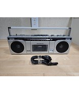 Sanyo M7000 Boombox AM/FM Radio Cassette Deck (Doesn&#39;t Play Tapes Volume... - £21.60 GBP