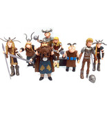 8Pcs How to Train Your Dragon Figure Hiccup Stoick Astrid Toys Collectio... - $28.99