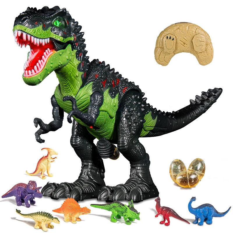 Children Remote Control Dinosaurs Toy Kid Simulation Electric Spray Animals - £39.63 GBP+