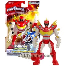 Year 2015 Saban&#39;s Power Rangers Mixx N Morph 7&quot; Figure T-REX Super Charge Ranger - £27.97 GBP