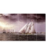 James Buttersworth Ships Painting Ceramic Tile Mural BTZ22185 - $205.15 CAD+