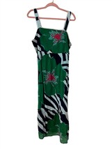 Jude Connally Everly Dress In Bold Floral Green - $69.00