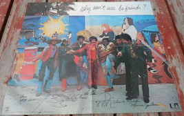 War &quot;Why Can&#39;t We Be Friends&quot; Vintage Poster United Artists 23*20 Inch 1975 VG - £15.14 GBP