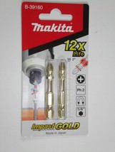 NEW Makita Impact GOLD B-39160 Torsion Phillip Bit 50MM PH2 Screwdriver Bit - £16.51 GBP