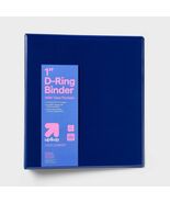 Up &amp; up Durable Ring Binder Clear View Blue 1 Inch - $241.66 MXN