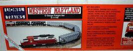 LIONEL 11749 WESTERN MARYLAND SERVICE STATION SPECIAL FREIGHT SET-  0/02... - $280.25