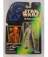 Star Wars Power of the Force Han Solo in Endor Gear with Blaster Pistol ... - £7.82 GBP