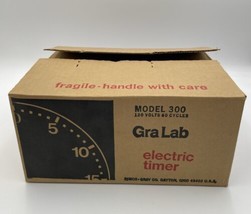 Gra Lab Model 300 Electric Darkroom Timer 120V 60hZ New Old Stock Open Box - £187.62 GBP