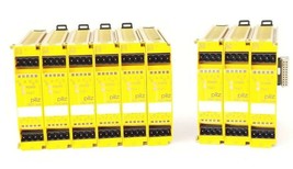 LOT OF 9 PILZ PNOZ-MO4P SAFETY RELAY EXPANSION MODULES PNOZMO4P - $500.00