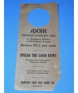 Adohr Milk Advertising Flyer Vintage 1921  - £11.20 GBP